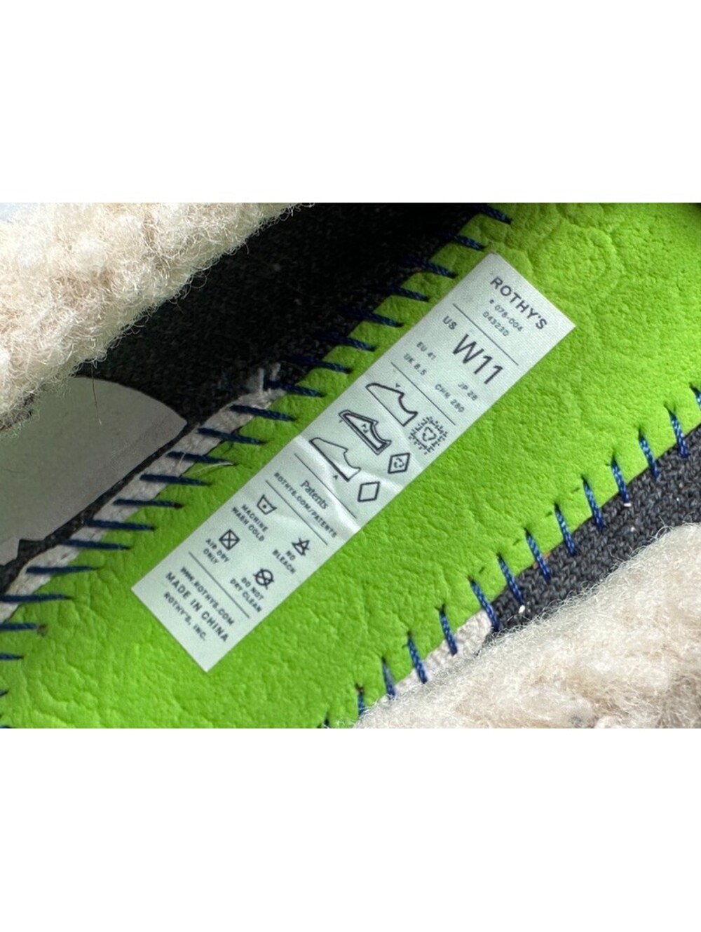 Rothy's Slipper Womens Size 11 The Scuff Gray Merino Wool Casual Slip On Shoes - Picture 13 of 16